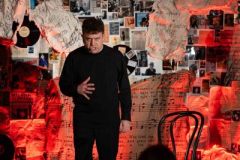 26.11.2025 Szczecin. Carlos Gardel - Dusza Tanga - monodram muzyczno-teatralny Fot. Robert Stachnik