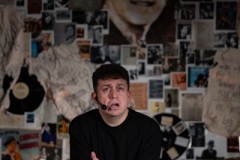 26.11.2025 Szczecin. Carlos Gardel - Dusza Tanga - monodram muzyczno-teatralny Fot. Robert Stachnik
