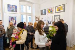 18.02.2026 Szczecin. Dom Kultury 13 Muz. Faustyna Szachoń, Nadia Al Zaben - Wspomnienia - malarstwo i grafika. Fot. Robert Stachnik.