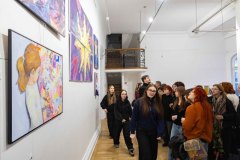 18.02.2026 Szczecin. Dom Kultury 13 Muz. Faustyna Szachoń, Nadia Al Zaben - Wspomnienia - malarstwo i grafika. Fot. Robert Stachnik.