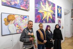 18.02.2026 Szczecin. Dom Kultury 13 Muz. Faustyna Szachoń, Nadia Al Zaben - Wspomnienia - malarstwo i grafika. Fot. Robert Stachnik.