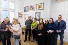 18.02.2026 Szczecin. Dom Kultury 13 Muz. Faustyna Szachoń, Nadia Al Zaben - Wspomnienia - malarstwo i grafika. Fot. Robert Stachnik.