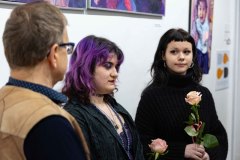 18.02.2026 Szczecin. Dom Kultury 13 Muz. Faustyna Szachoń, Nadia Al Zaben - Wspomnienia - malarstwo i grafika. Fot. Robert Stachnik.