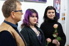 18.02.2026 Szczecin. Dom Kultury 13 Muz. Faustyna Szachoń, Nadia Al Zaben - Wspomnienia - malarstwo i grafika. Fot. Robert Stachnik.