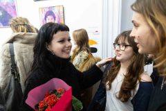 18.02.2026 Szczecin. Dom Kultury 13 Muz. Faustyna Szachoń, Nadia Al Zaben - Wspomnienia - malarstwo i grafika. Fot. Robert Stachnik.