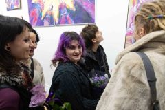 18.02.2026 Szczecin. Dom Kultury 13 Muz. Faustyna Szachoń, Nadia Al Zaben - Wspomnienia - malarstwo i grafika. Fot. Robert Stachnik.