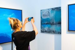 21.05.2026 Szczecin.Dom Kultury 13 Muz. Galeria Enter - Aga Czyżyk - „Marzeń wielki błękit” - malarstwo marynistyczne. Fot. Dom Kultury 13 Muz