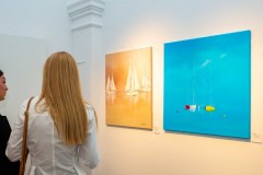 21.05.2026 Szczecin.Dom Kultury 13 Muz. Galeria Enter - Aga Czyżyk - „Marzeń wielki błękit” - malarstwo marynistyczne. Fot. Dom Kultury 13 Muz