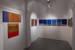 02.10.2025 Szczecin. Dom Kultury 13 Muz. Galeria Enter - Aleksandra Jadczuk / Anna Waligórska - Pejzaż - malarstwo. Fot. Robert Stachnik.