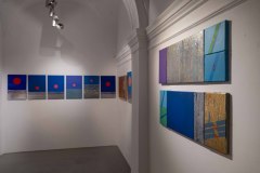 02.10.2025 Szczecin. Dom Kultury 13 Muz. Galeria Enter - Aleksandra Jadczuk / Anna Waligórska - Pejzaż - malarstwo. Fot. Robert Stachnik.