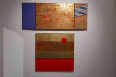 02.10.2025 Szczecin. Dom Kultury 13 Muz. Galeria Enter - Aleksandra Jadczuk / Anna Waligórska - Pejzaż - malarstwo. Fot. Robert Stachnik.