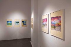 02.10.2025 Szczecin. Dom Kultury 13 Muz. Galeria Enter - Aleksandra Jadczuk / Anna Waligórska - Pejzaż - malarstwo. Fot. Robert Stachnik.