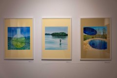 02.10.2025 Szczecin. Dom Kultury 13 Muz. Galeria Enter - Aleksandra Jadczuk / Anna Waligórska - Pejzaż - malarstwo. Fot. Robert Stachnik.