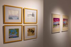 02.10.2025 Szczecin. Dom Kultury 13 Muz. Galeria Enter - Aleksandra Jadczuk / Anna Waligórska - Pejzaż - malarstwo. Fot. Robert Stachnik.