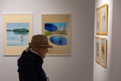 02.10.2025 Szczecin. Dom Kultury 13 Muz. Galeria Enter - Aleksandra Jadczuk / Anna Waligórska - Pejzaż - malarstwo. Fot. Robert Stachnik.