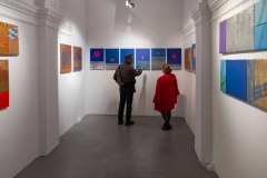 02.10.2025 Szczecin. Dom Kultury 13 Muz. Galeria Enter - Aleksandra Jadczuk / Anna Waligórska - Pejzaż - malarstwo. Fot. Robert Stachnik.