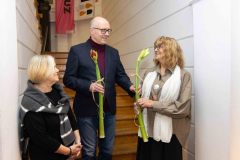 04.12.2025 Szczecin. Dom Kultury 13 Muz. Galeria Enter - Ewa Lidia - Poszukiwania 2.0_Syzyf - fotografia, grafika _ Maria Kulbacka - Fragmenty 2.0_piękno jest w nas... - grafika, rysunek. Fot. Robert Stachnik.