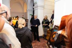 04.12.2025 Szczecin. Dom Kultury 13 Muz. Galeria Enter - Ewa Lidia - Poszukiwania 2.0_Syzyf - fotografia, grafika _ Maria Kulbacka - Fragmenty 2.0_piękno jest w nas... - grafika, rysunek. Fot. Robert Stachnik.