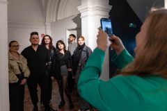 24.04.2025 Szczecin. Dom Kultury 13 Muz. Galeria Enter - Kamil Winnicki - Reliefy - projekt multidyscyplinarny. Fot. Robert Stachnik.