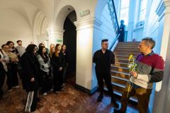 24.04.2025 Szczecin. Dom Kultury 13 Muz. Galeria Enter - Kamil Winnicki - Reliefy - projekt multidyscyplinarny. Fot. Robert Stachnik.