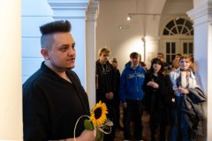 24.04.2025 Szczecin. Dom Kultury 13 Muz. Galeria Enter - Kamil Winnicki - Reliefy - projekt multidyscyplinarny. Fot. Robert Stachnik.
