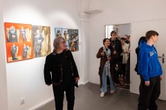 24.04.2025 Szczecin. Dom Kultury 13 Muz. Galeria Enter - Kamil Winnicki - Reliefy - projekt multidyscyplinarny. Fot. Robert Stachnik.