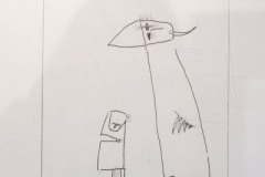 06.11.2025 Szczecin. Dom Kultury 13 Muz. Galeria Enter - Maciej Mielnicki - rysunek. Fot. Robert Stachnik.