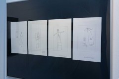 06.11.2025 Szczecin. Dom Kultury 13 Muz. Galeria Enter - Maciej Mielnicki - rysunek. Fot. Robert Stachnik.