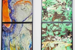 05.11.2025 Szczecin. Dom Kultury 13 Muz. Galeria Foyer - Andrzej Buko - Moja twórczość - ebru. Fot. Robert Stachnik