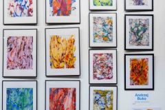 05.11.2025 Szczecin. Dom Kultury 13 Muz. Galeria Foyer - Andrzej Buko - Moja twórczość - ebru. Fot. Robert Stachnik