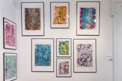 05.11.2025 Szczecin. Dom Kultury 13 Muz. Galeria Foyer - Andrzej Buko - Moja twórczość - ebru. Fot. Robert Stachnik