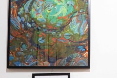 05.11.2025 Szczecin. Dom Kultury 13 Muz. Galeria Foyer - Andrzej Buko - Moja twórczość - ebru. Fot. Robert Stachnik