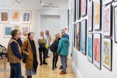 05.11.2025 Szczecin. Dom Kultury 13 Muz. Galeria Foyer - Andrzej Buko - Moja twórczość - ebru. Fot. Robert Stachnik