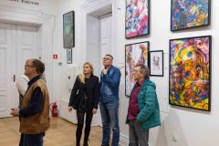 05.11.2025 Szczecin. Dom Kultury 13 Muz. Galeria Foyer - Andrzej Buko - Moja twórczość - ebru. Fot. Robert Stachnik