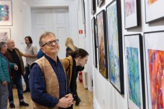 05.11.2025 Szczecin. Dom Kultury 13 Muz. Galeria Foyer - Andrzej Buko - Moja twórczość - ebru. Fot. Robert Stachnik