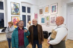 05.11.2025 Szczecin. Dom Kultury 13 Muz. Galeria Foyer - Andrzej Buko - Moja twórczość - ebru. Fot. Robert Stachnik