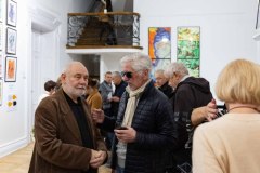 05.11.2025 Szczecin. Dom Kultury 13 Muz. Galeria Foyer - Andrzej Buko - Moja twórczość - ebru. Fot. Robert Stachnik