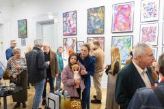 05.11.2025 Szczecin. Dom Kultury 13 Muz. Galeria Foyer - Andrzej Buko - Moja twórczość - ebru. Fot. Robert Stachnik