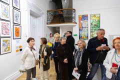 05.11.2025 Szczecin. Dom Kultury 13 Muz. Galeria Foyer - Andrzej Buko - Moja twórczość - ebru. Fot. Robert Stachnik