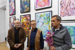 05.11.2025 Szczecin. Dom Kultury 13 Muz. Galeria Foyer - Andrzej Buko - Moja twórczość - ebru. Fot. Robert Stachnik