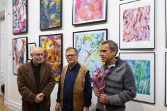 05.11.2025 Szczecin. Dom Kultury 13 Muz. Galeria Foyer - Andrzej Buko - Moja twórczość - ebru. Fot. Robert Stachnik