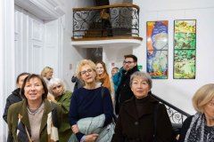05.11.2025 Szczecin. Dom Kultury 13 Muz. Galeria Foyer - Andrzej Buko - Moja twórczość - ebru. Fot. Robert Stachnik