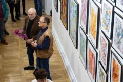 05.11.2025 Szczecin. Dom Kultury 13 Muz. Galeria Foyer - Andrzej Buko - Moja twórczość - ebru. Fot. Robert Stachnik