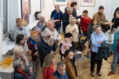 05.11.2025 Szczecin. Dom Kultury 13 Muz. Galeria Foyer - Andrzej Buko - Moja twórczość - ebru. Fot. Robert Stachnik