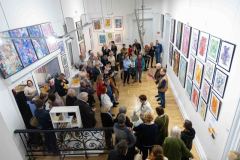 05.11.2025 Szczecin. Dom Kultury 13 Muz. Galeria Foyer - Andrzej Buko - Moja twórczość - ebru. Fot. Robert Stachnik