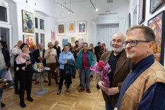 05.11.2025 Szczecin. Dom Kultury 13 Muz. Galeria Foyer - Andrzej Buko - Moja twórczość - ebru. Fot. Robert Stachnik
