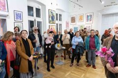 05.11.2025 Szczecin. Dom Kultury 13 Muz. Galeria Foyer - Andrzej Buko - Moja twórczość - ebru. Fot. Robert Stachnik