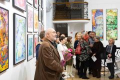 05.11.2025 Szczecin. Dom Kultury 13 Muz. Galeria Foyer - Andrzej Buko - Moja twórczość - ebru. Fot. Robert Stachnik