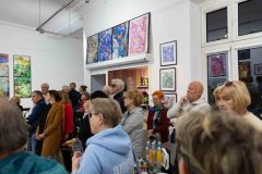 05.11.2025 Szczecin. Dom Kultury 13 Muz. Galeria Foyer - Andrzej Buko - Moja twórczość - ebru. Fot. Robert Stachnik