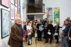 05.11.2025 Szczecin. Dom Kultury 13 Muz. Galeria Foyer - Andrzej Buko - Moja twórczość - ebru. Fot. Robert Stachnik